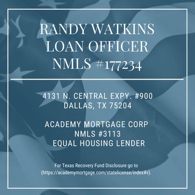 Randy the Lender-Randy Watkins NMLS 177234