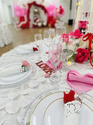 Valentines Baby Shower & Roses