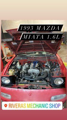1993 mazda Miata
Clutch replacement
Can see all work done on our Instagram:
Riveras_mechanicshop