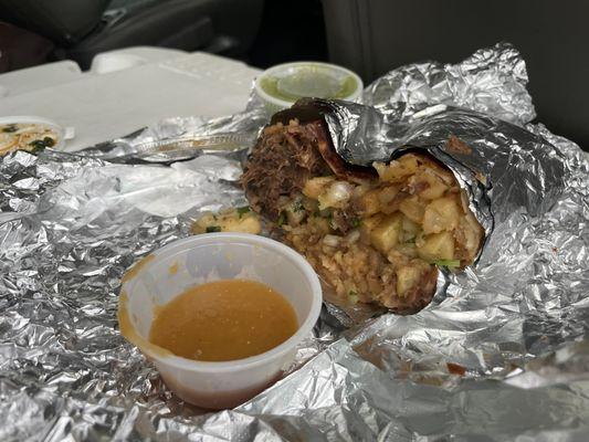 All those goodies just oozing out.