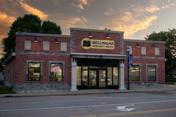 Storefront of Bellingar Specialty Meats - DeWitt