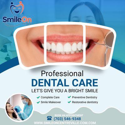 We give you all the reasons to smile! Come visit or give us a call today (703) 215-9673.