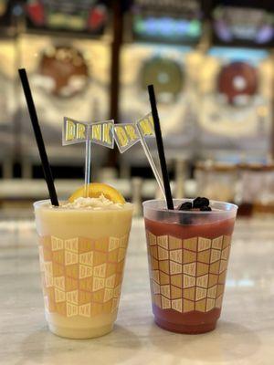 tropical batida + concord crush. both slapped. IG: @parkmunchies