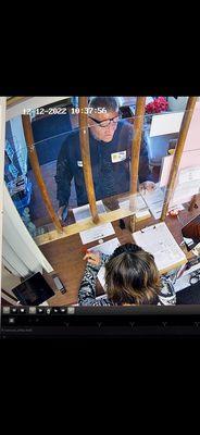 Video recording of Morgan never asking to pay balance with three witnesses