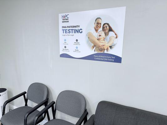 WAITING ARE FOR DNA PATERNITY TESTING FAMILY FRIENDLY