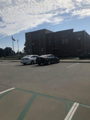 Parking lot view from Safe Zone