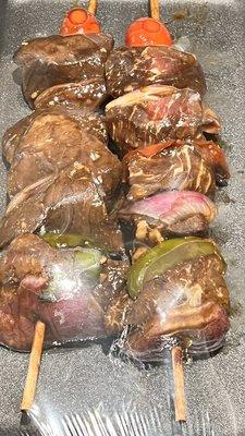 Steak kabobs