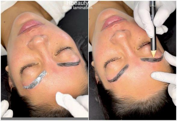 Brow lamination
