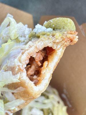 Jackfruit tinga quesadilla