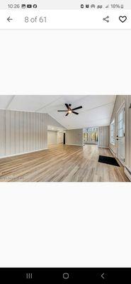 New flooring and paint