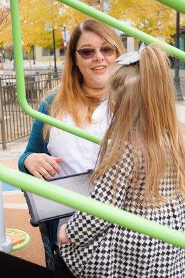 Visual supports can even help spoken language develop.