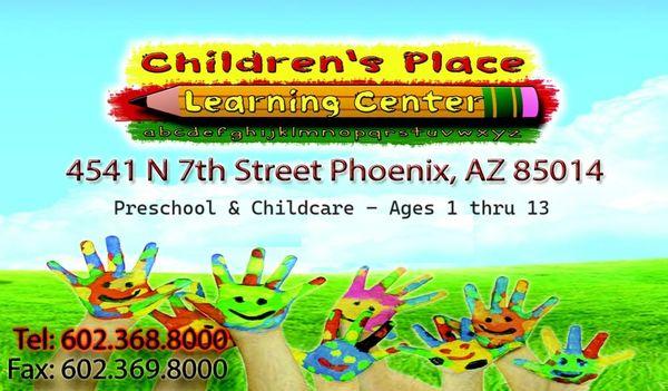 Preschool and childcare signboard