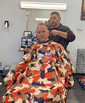 Adrian Gonzales is a Master Barber