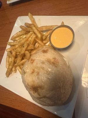 Three cheese gyro