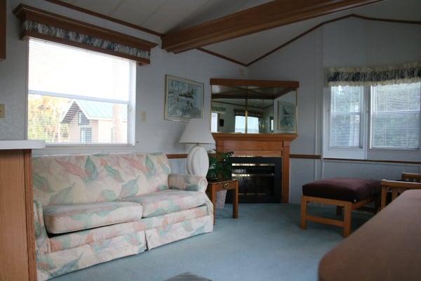 Our vacation cottages are roomy and cozy