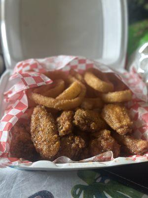 GB SPECIAL WITH FRIED OKRA