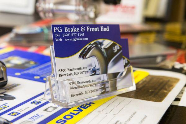 PG Brake & Front End Service