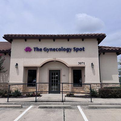 front of the building