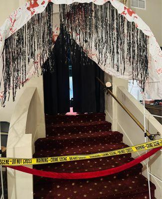 Here to see a friend in MacBeth