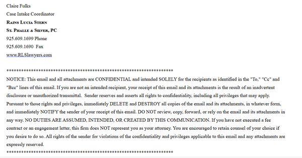 Rains Lucia Stern, PC