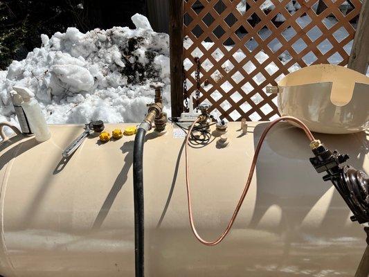Prompt, professional, on-time propane tank installation with remote monitoring included!