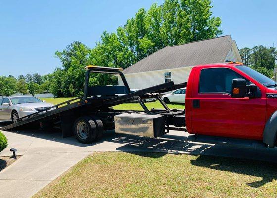 flatbed towing service