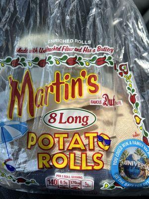 Lol my order came in an old used Martins potato roll bag. Love it.