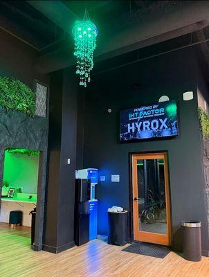 View from the prep area