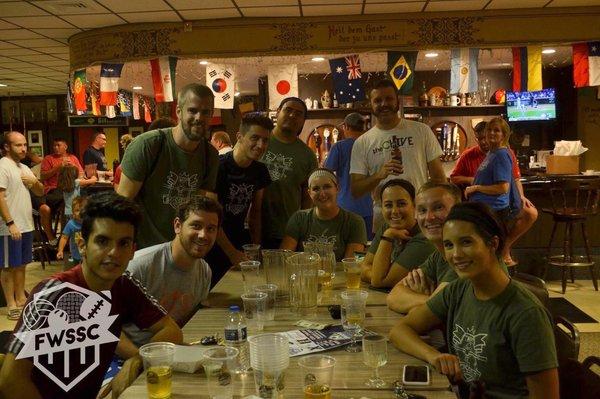 Summer soccer post game beers!