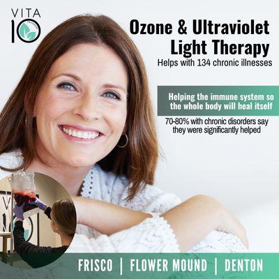 IV Ozone and UBI Light Therapy