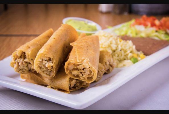 Chicken flautas