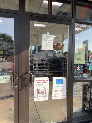 Often this is what you will see. There should be a clock telling what time they will be back.