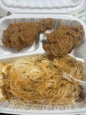 Tight and stingy on the sauce!