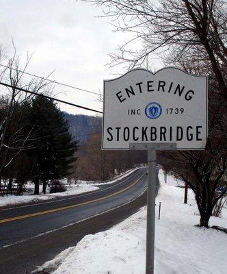 Entering Stockbridge from Lee.