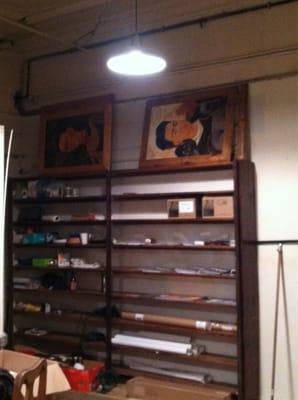 Frida hangin out at HQ