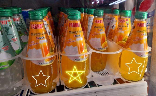 《If You Haven't Tried This Parrot Mango Juice You Gotta Try It's Very Refreshing》