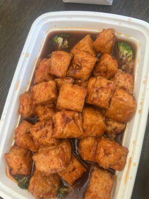 General TSO tofu