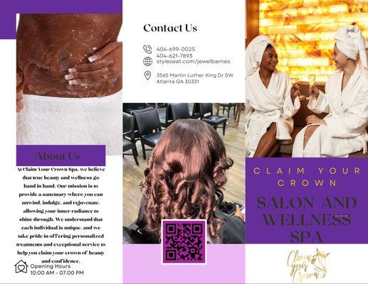 Claim Your Crown Salon Wellness Spa