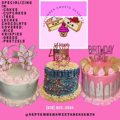 September Sweets Desserts