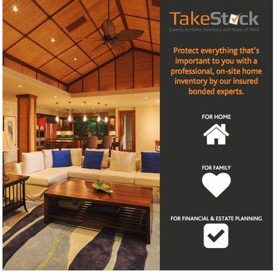 Home Inventory Documentation made easy. In 4 hours, you could head to lunch and return knowing your possessions have been fully documented.