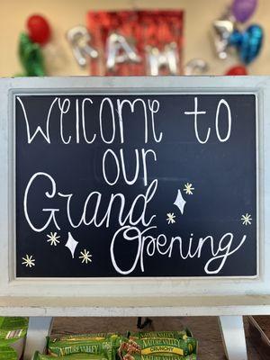 Grand opening
