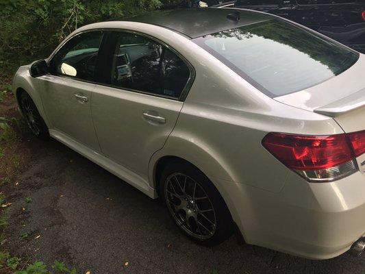 Check out the beautiful finish on my freshly detailed car!