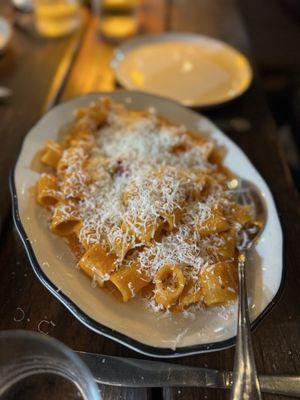 Spicy Rigatoni Alla Vodka omg so good
