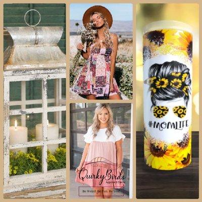 Quirky Birds Apparel and Decor