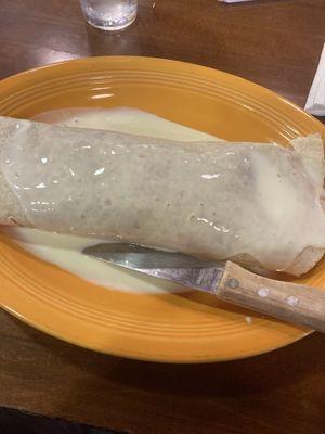 Beef burrito