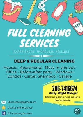 Full Cleaning Services