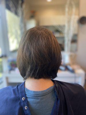Hairdtyle back side