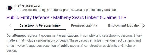 Jaime Matthew C Matheny Sears Linkert & Long Llp