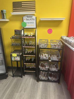 Jerky sticks, ToGo tea kits,TKO kits and hydration kits