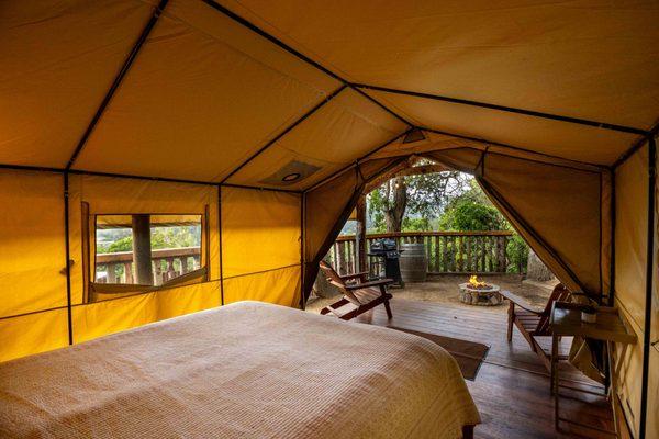 Luxury Tent 47Q interior view